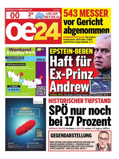 oe24 Abendausgabe 2026-02-20