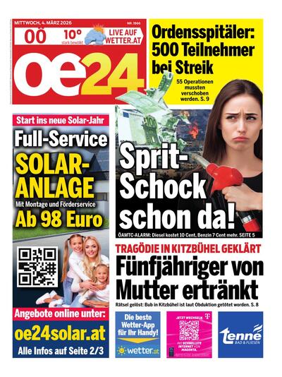 oe24 Abendausgabe 2026-03-04