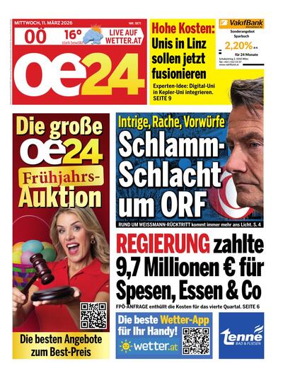 Hauptausgabe oe24 Abendausgabe