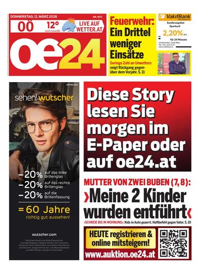 oe24 Abendausgabe 2026-03-12