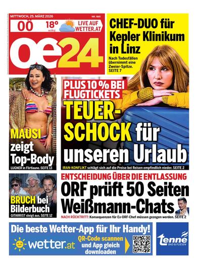 oe24 Abendausgabe 2026-03-25