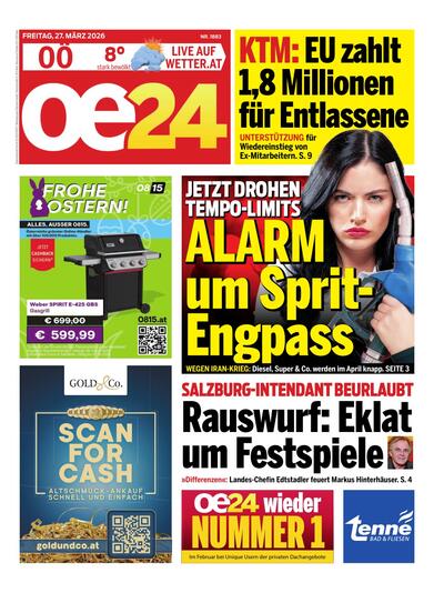 oe24 Abendausgabe 2026-03-27