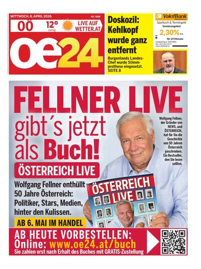 oe24 Abendausgabe 2026-04-08