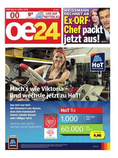 Hauptausgabe oe24 Abendausgabe