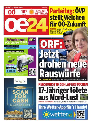 oe24 Abendausgabe 2026-04-24