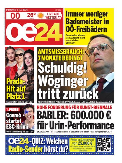 oe24 Abendausgabe 2026-05-05