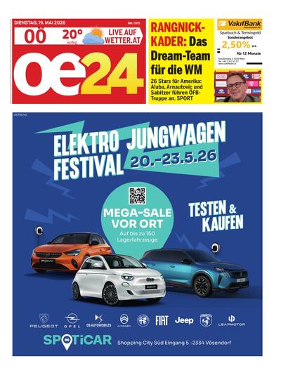 oe24 Abendausgabe 2026-05-19