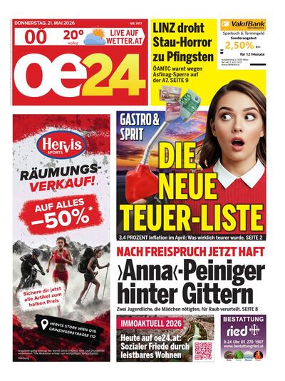 oe24 Abendausgabe 2026-05-21