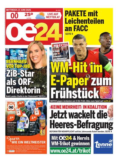 oe24 Abendausgabe 2026-06-17
