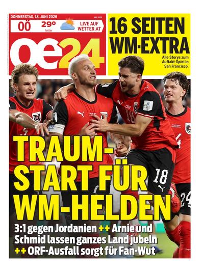 oe24 Abendausgabe 2026-06-18