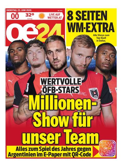 oe24 Abendausgabe 2026-06-23