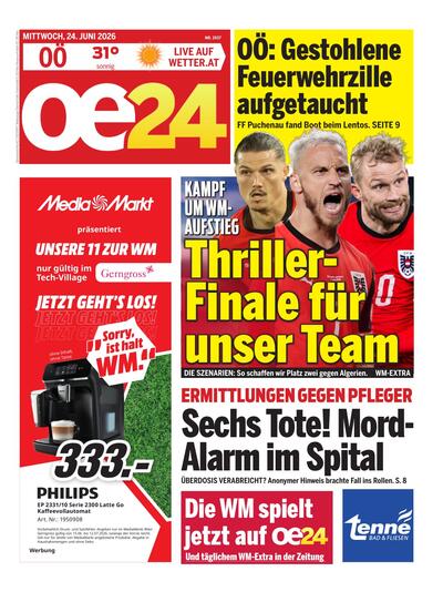 oe24 Abendausgabe 2026-06-24