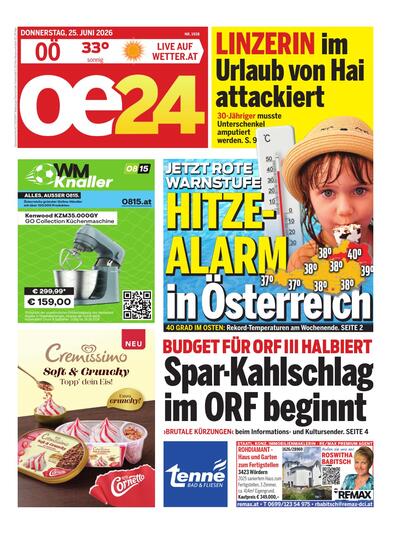 oe24 Abendausgabe 2026-06-25