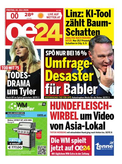 oe24 Abendausgabe 2026-07-10
