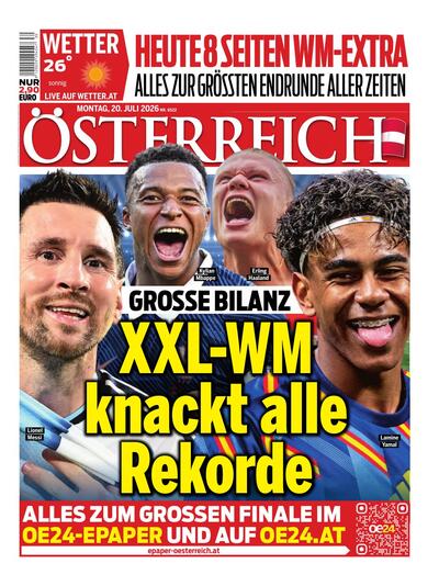 Abendausgabe 2026-07-20