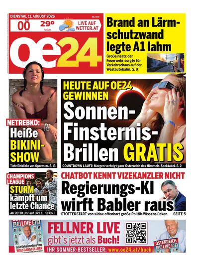 oe24 Abendausgabe 2026-08-11