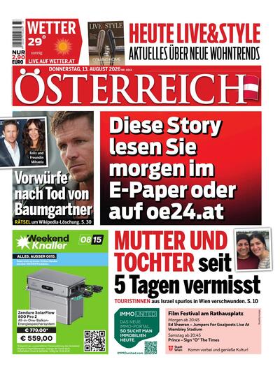 Abendausgabe 2026-08-13
