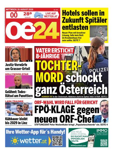oe24 Abendausgabe 2026-08-19
