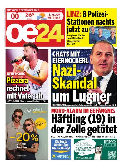 oe24 Abendausgabe 2026-09-02