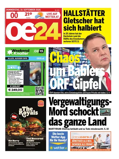 oe24 Abendausgabe 2026-09-10