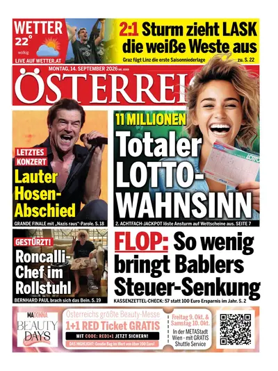 Abendausgabe 2026-09-14
