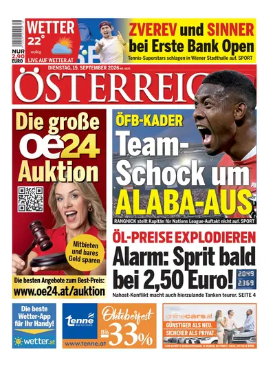 Abendausgabe 2026-09-15
