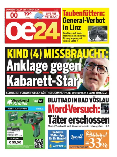 oe24 Abendausgabe 2026-09-17