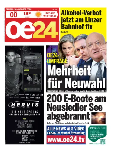 oe24 Abendausgabe 2026-10-16
