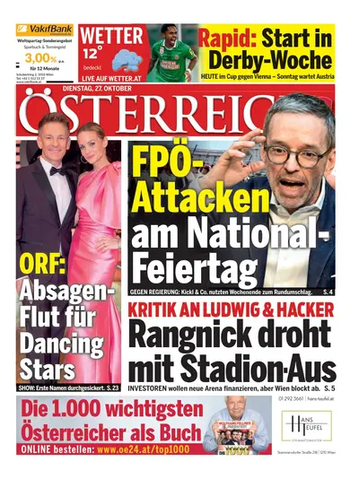 Abendausgabe 2026-10-27