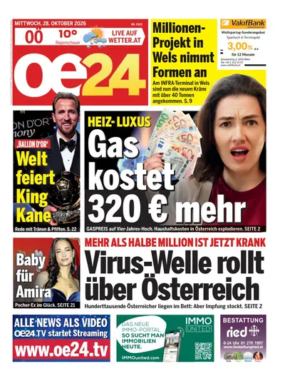 oe24 Abendausgabe 2026-10-28
