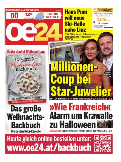 oe24 Abendausgabe 2026-10-29